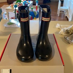 Hunter Flat Sole Gloss Boot (toddler)